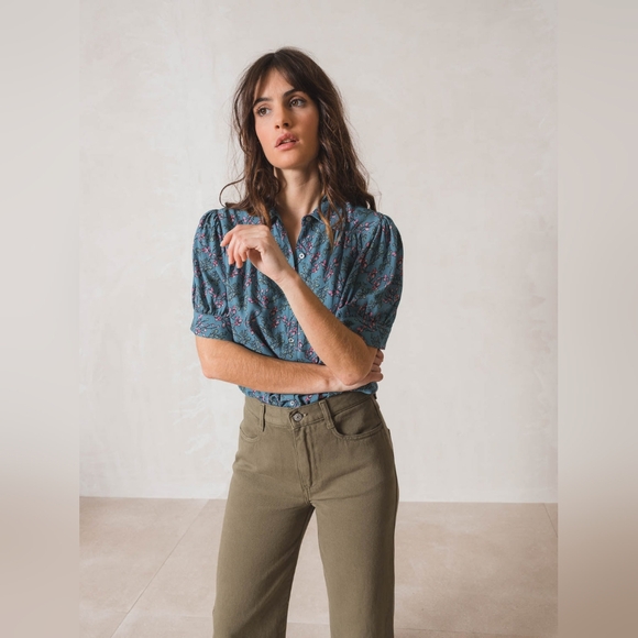 Indi & Cold Nico Twill Wide Leg Pant - Picture 2 of 14